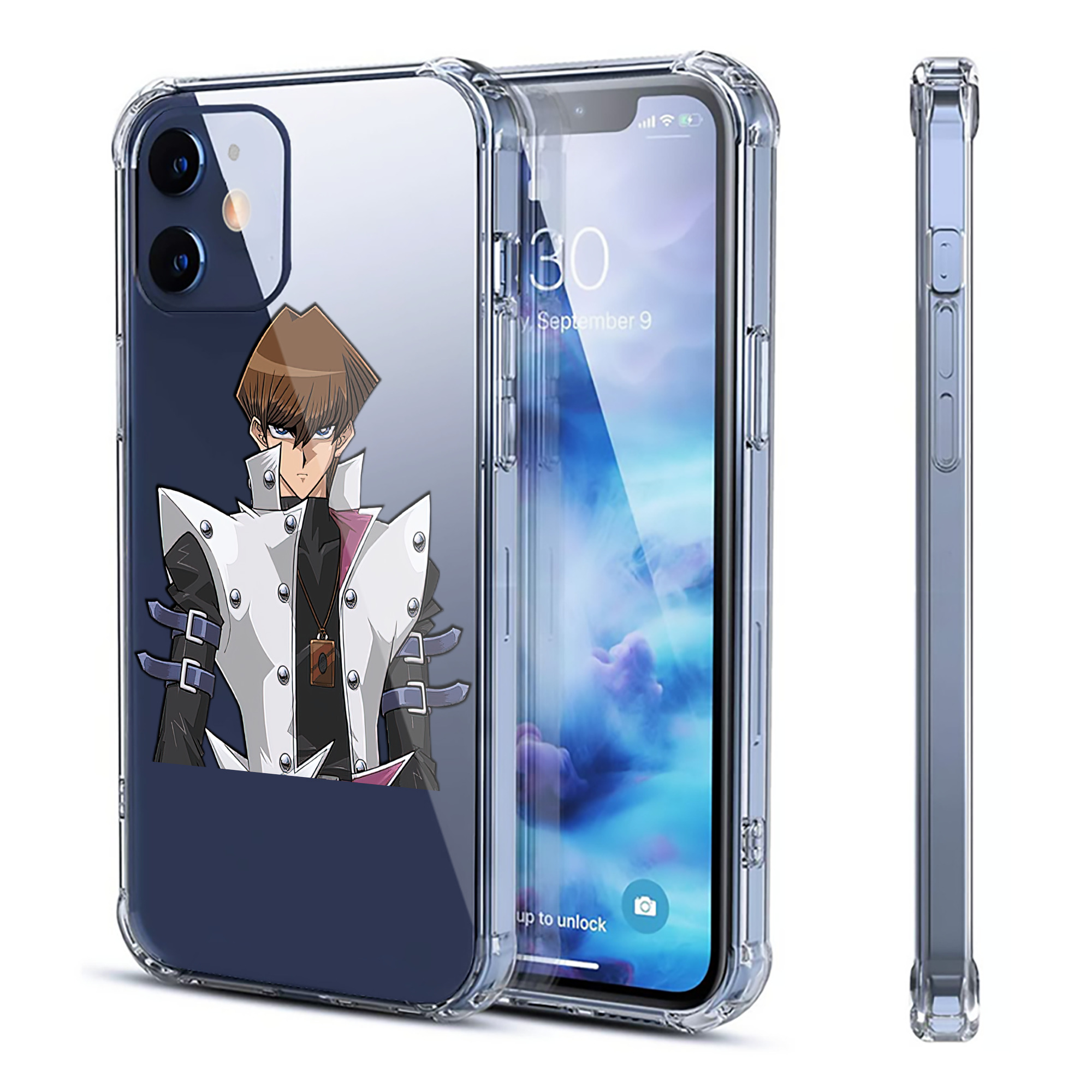 （画像用） 遊☆戯☆王 Yu-Gi-Oh! 【iPhone 12シリーズ対応】透明スマホケース（クリアソフトケース）